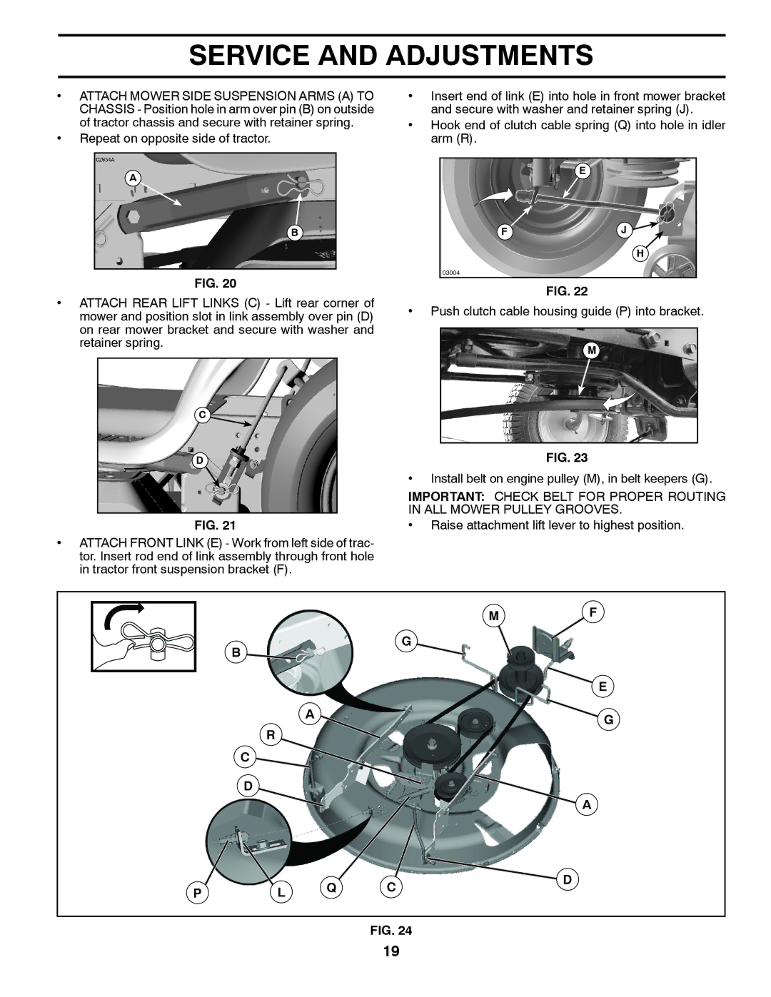 McCulloch 532 42 27-27 Rev. 2, 96041011501 manual Raise attachment lift lever to highest position 