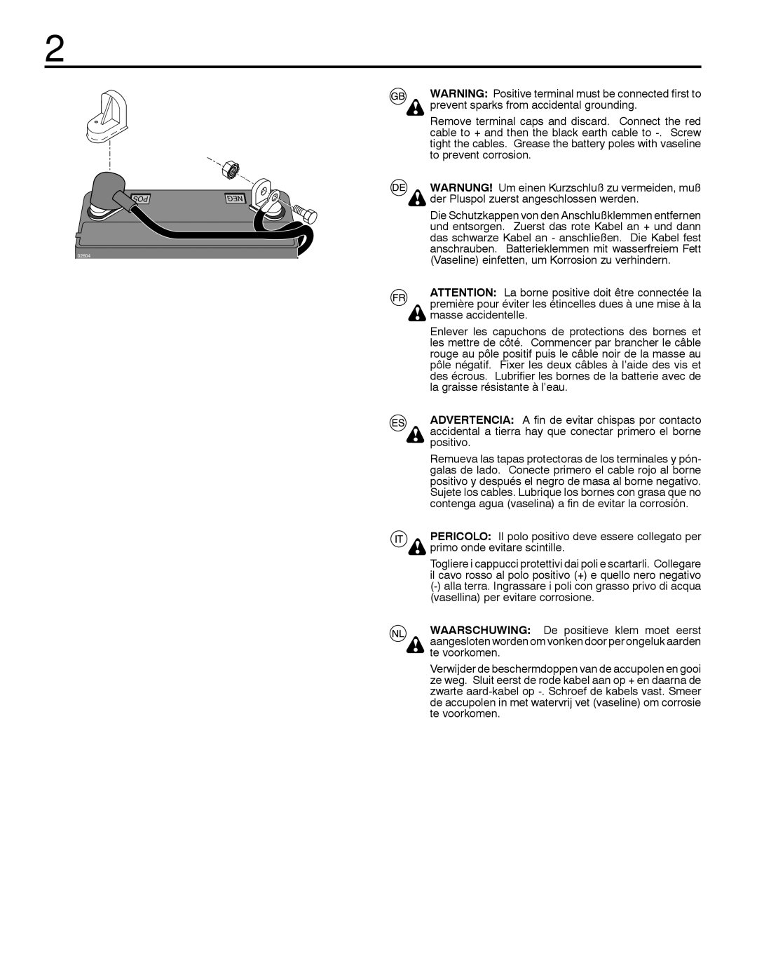 McCulloch 96041012401, 532 43 18-99 Rev. 1 instruction manual 02604 