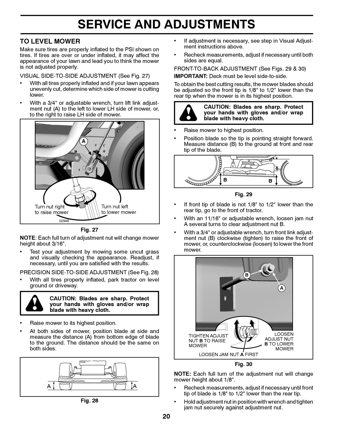 McCulloch 96041017700, 532 43 45-03 manual To Level Mower 