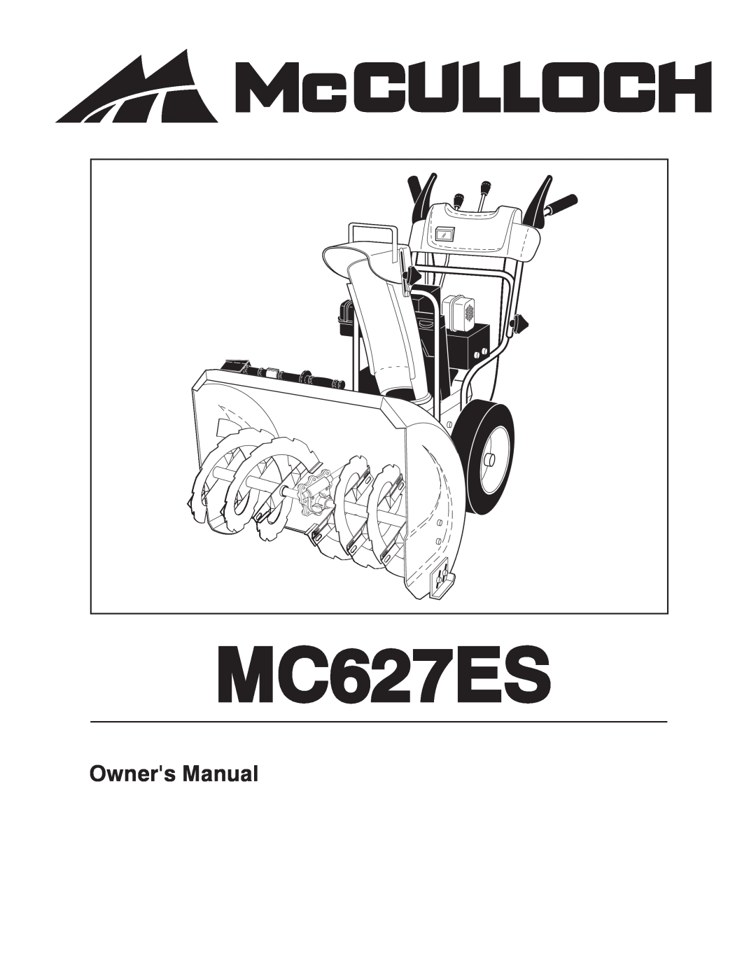 McCulloch 96192004101 owner manual MC627ES 