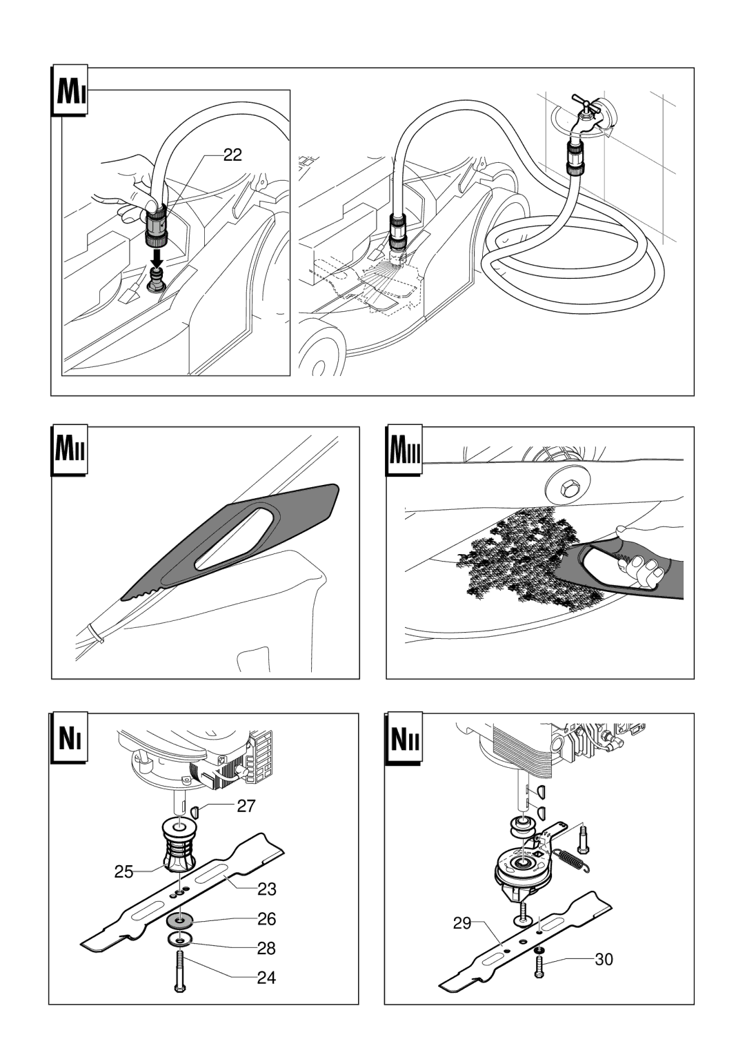 McCulloch 966531801, 966531901, 966489001, 966485901, 966532001 instruction manual 