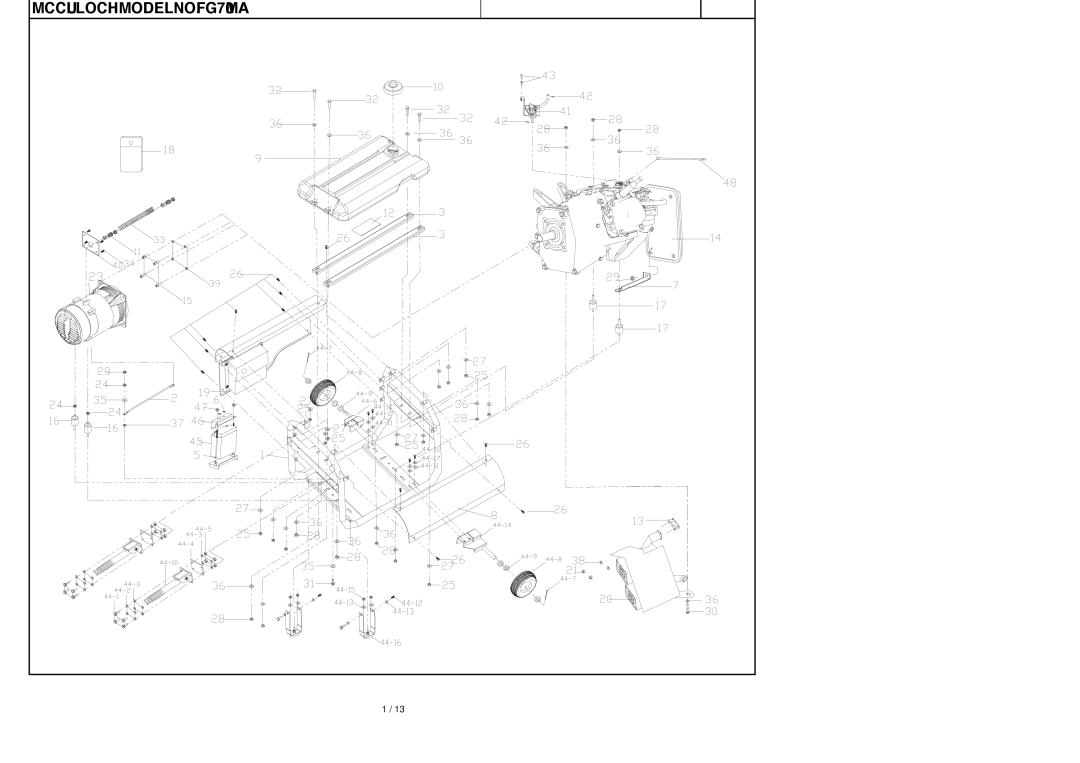 McCulloch FG7000MA, 7096-FG7008 user manual Feb-06 