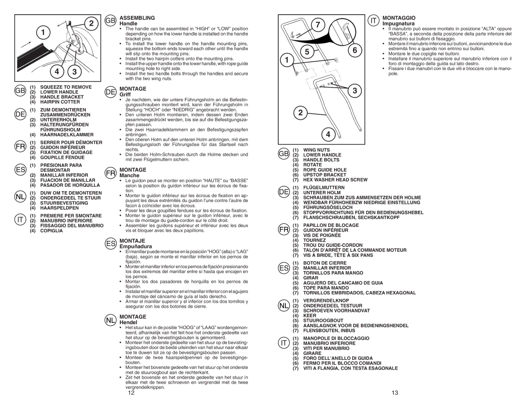 McCulloch M3750SM instruction manual Keer 