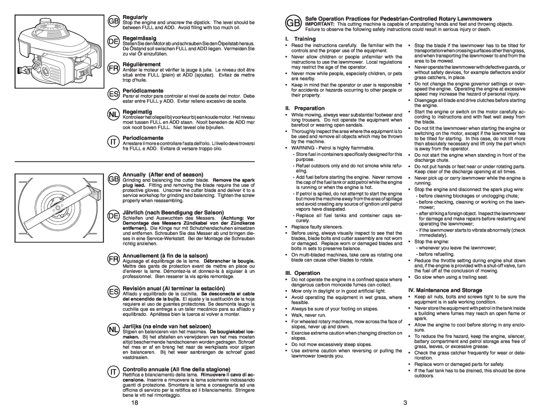 McCulloch M65H53SD instruction manual Regularly 