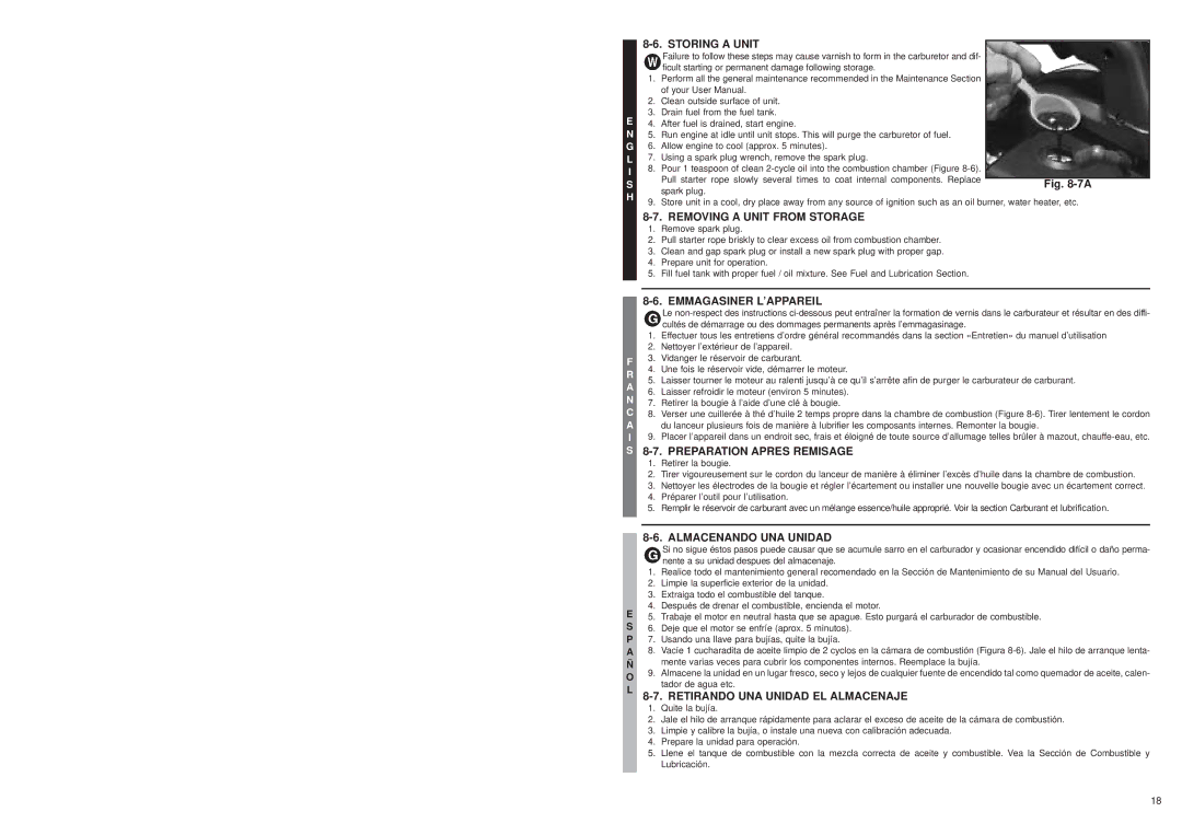 McCulloch MB3202 user manual 