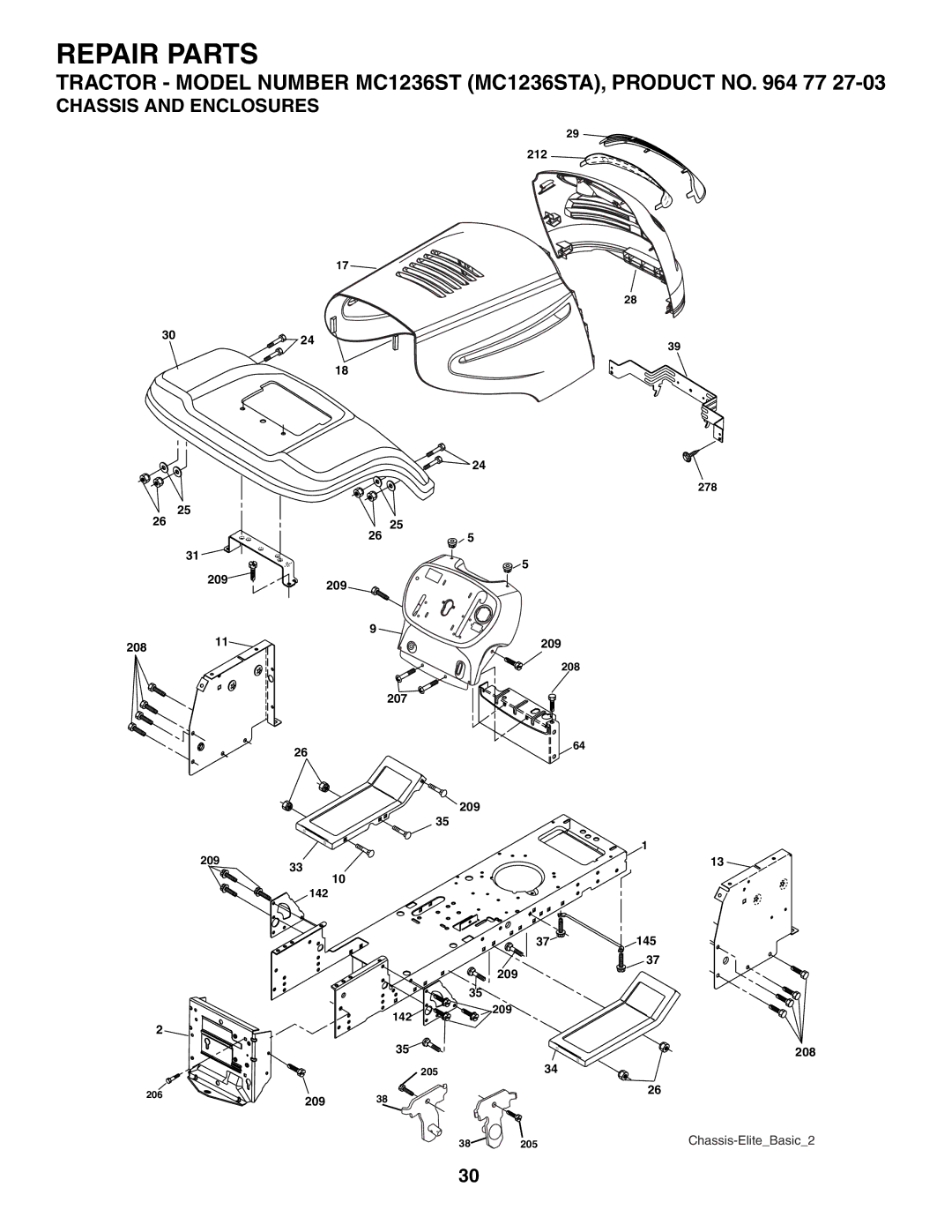 McCulloch MC1236STA manual Chassis and Enclosures 