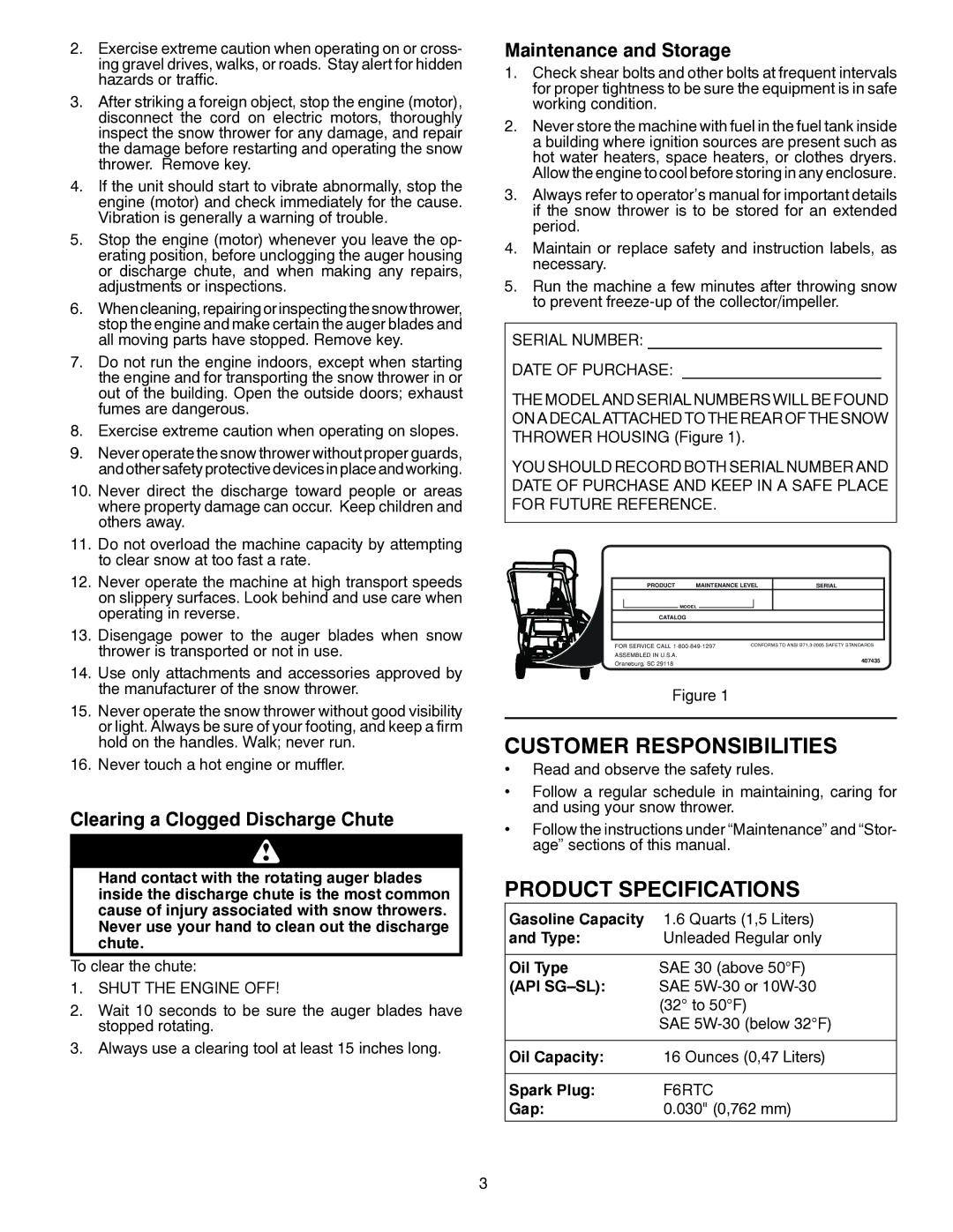 McCulloch 96182000500, MC621 owner manual Shut the Engine OFF, Api Sg-Sl, F6RTC 