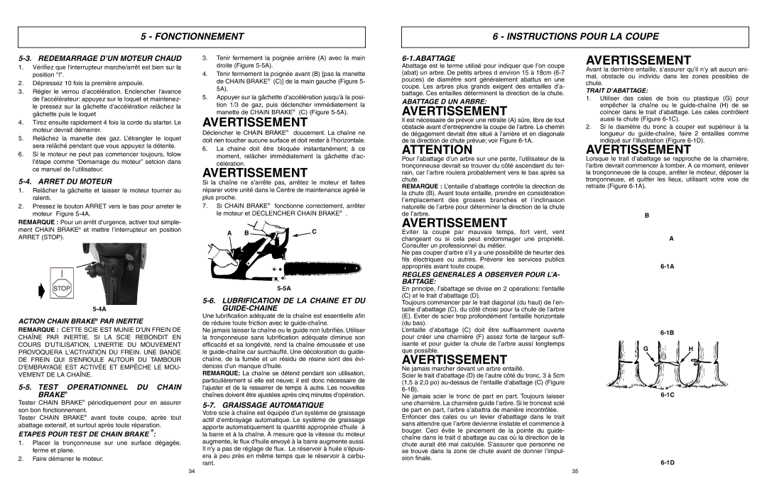 McCulloch MCC1435A-CA, MCC1635A-CA, MCC1635AK-CA user manual Fonctionnement Instructions Pour LA Coupe 