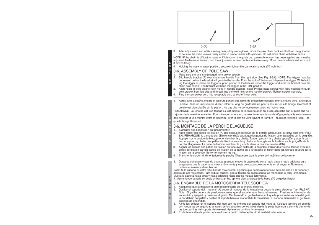 McCulloch MS1015P user manual 