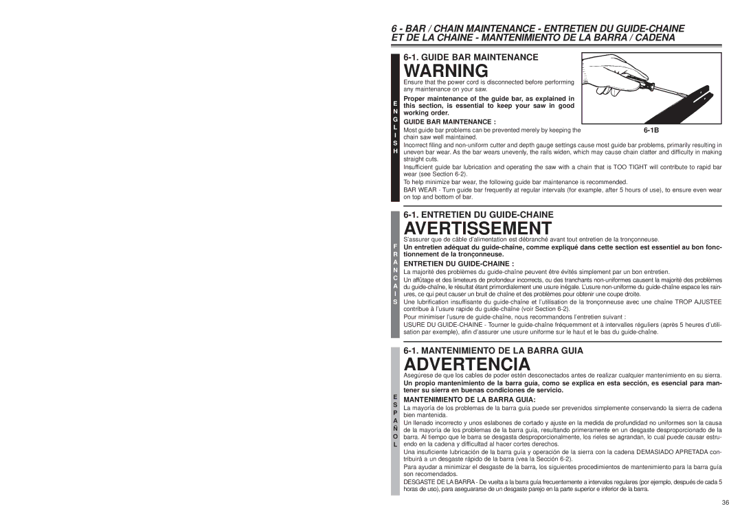 McCulloch MS1015P user manual 