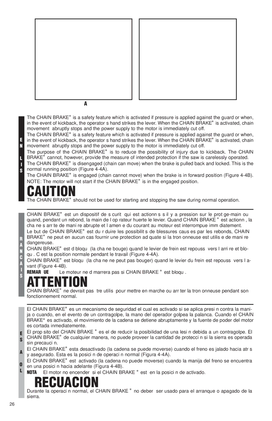 McCulloch MS1425, MS1630, MS1640, MS1645 user manual 