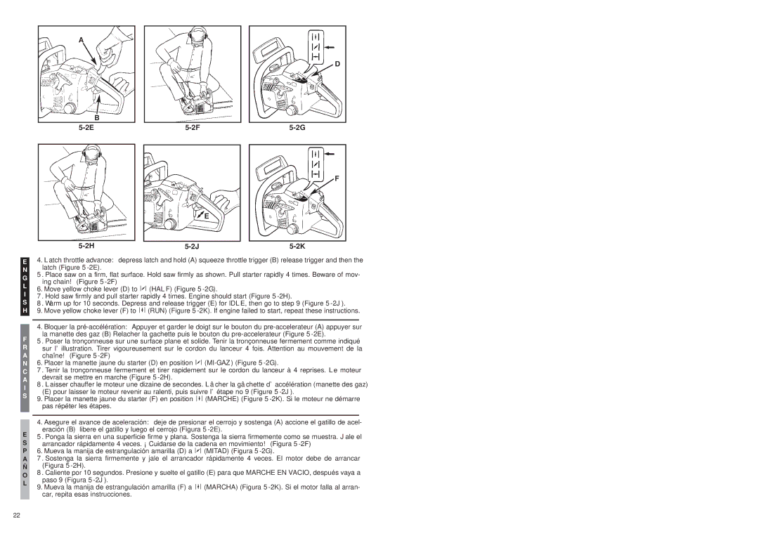 McCulloch MS1432 user manual Figura 5-2H 