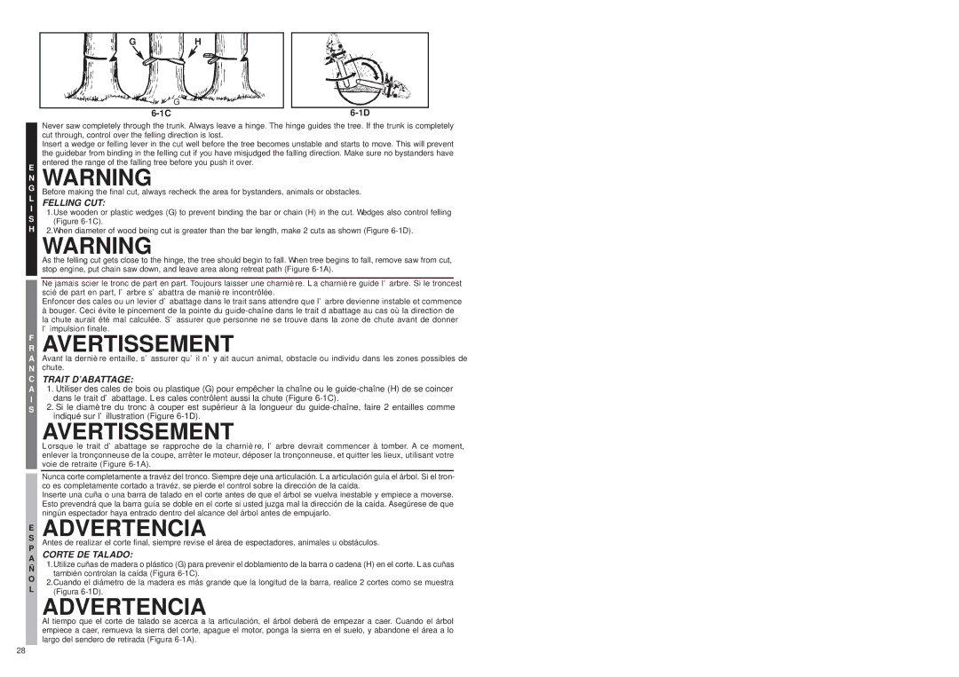 McCulloch MS1432 user manual P a 