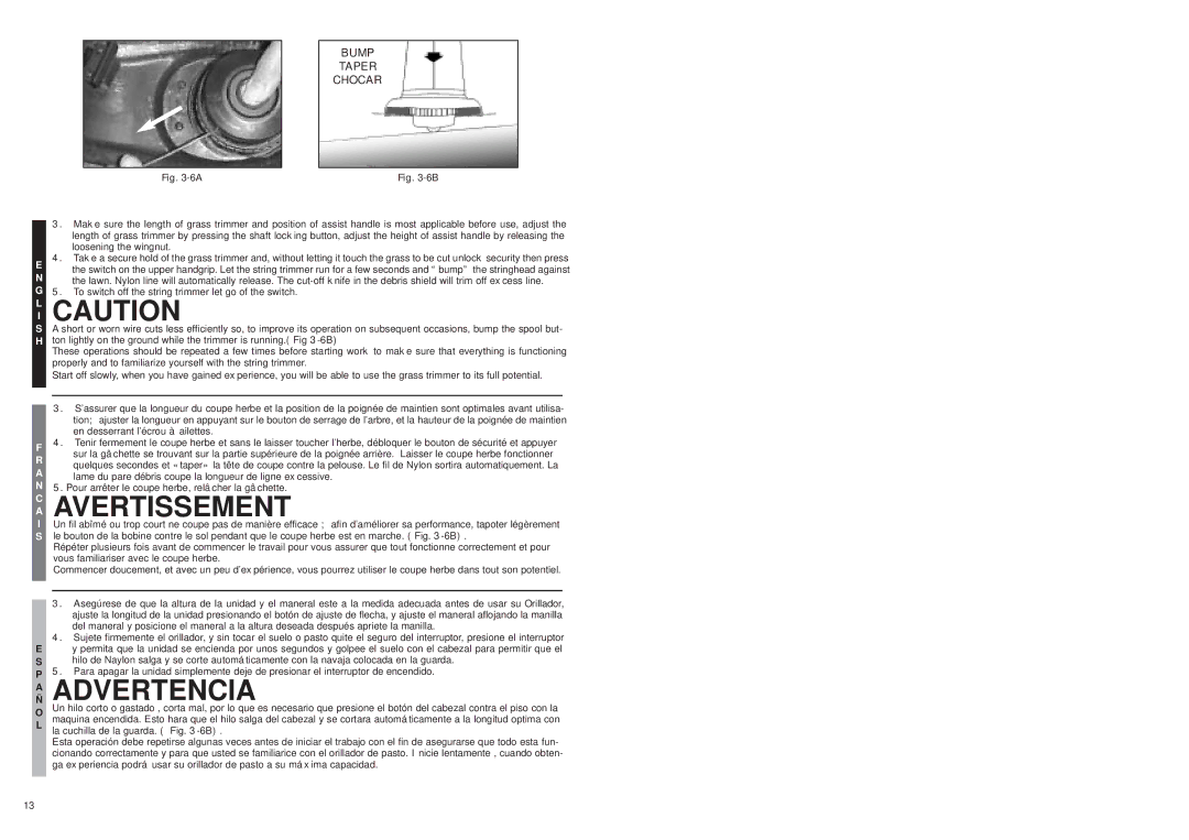 McCulloch MT2027, MT2026 user manual Avertissement 