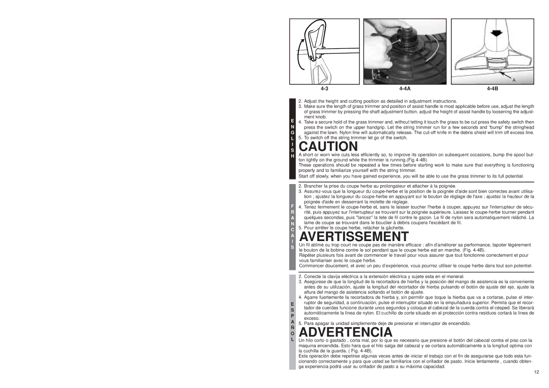 McCulloch MT202A11, MT202A13, MT202A15 user manual 