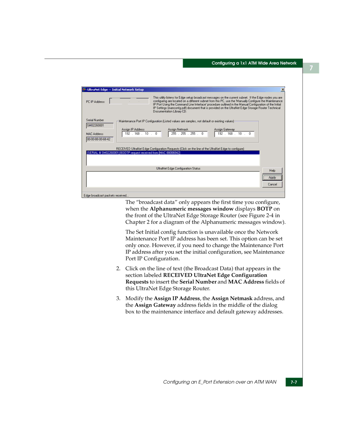 McDATA 3000 manual Broadcast Data 