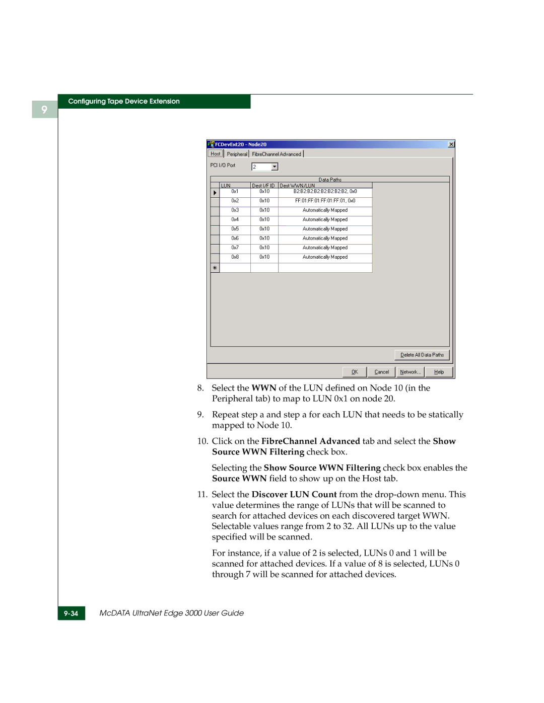 McDATA manual McDATA UltraNet Edge 3000 User Guide 