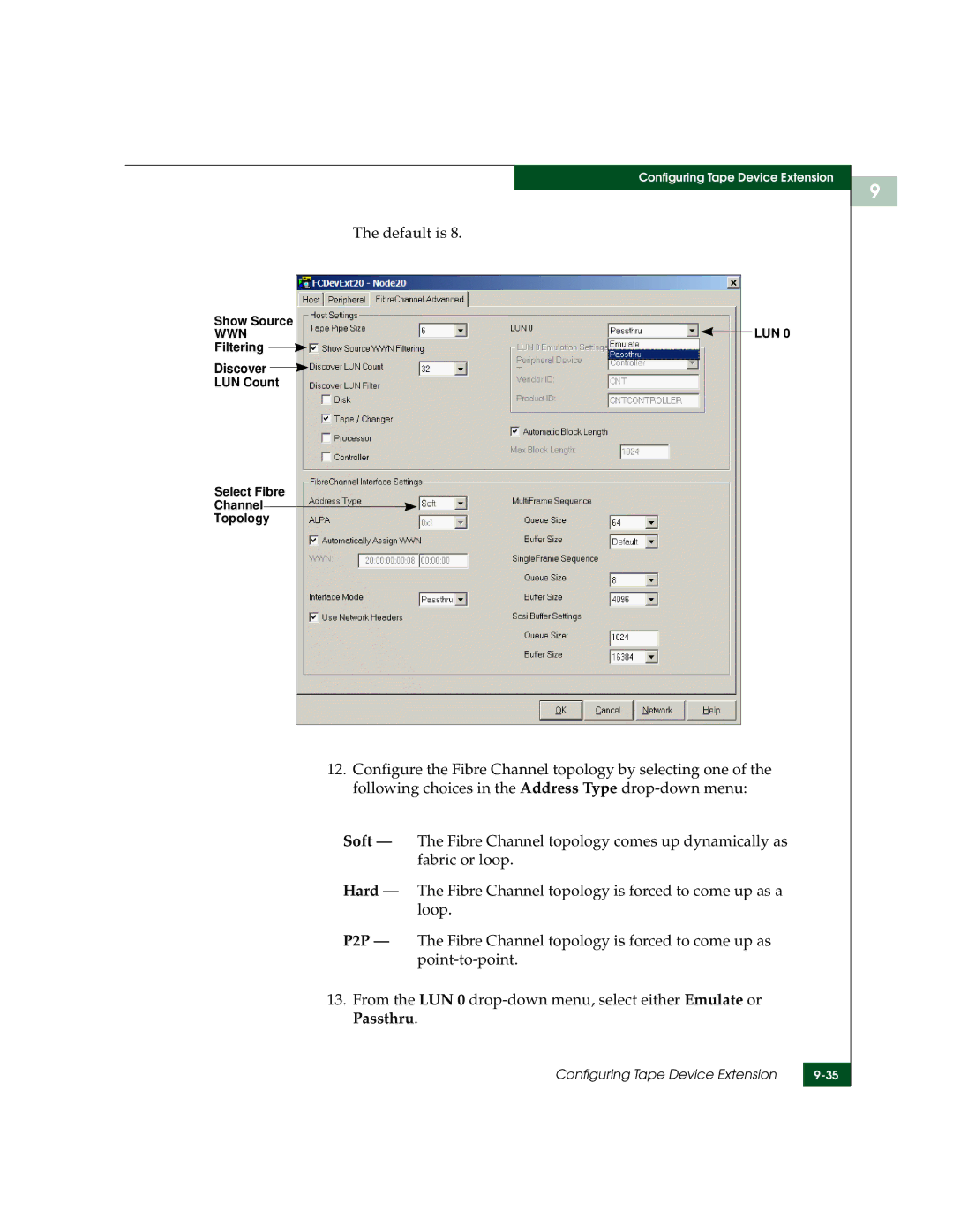 McDATA 3000 manual Default is 