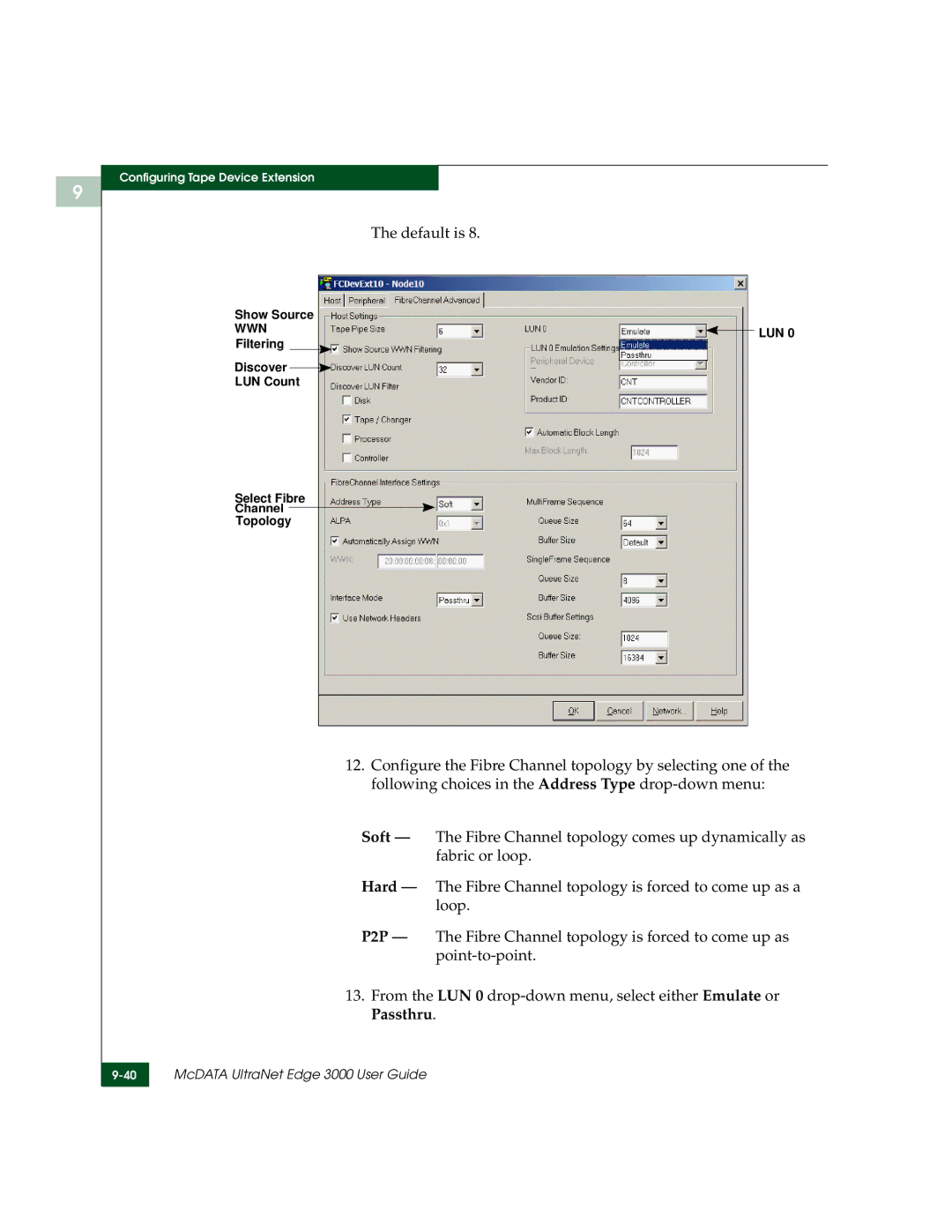 McDATA 3000 manual Filtering 