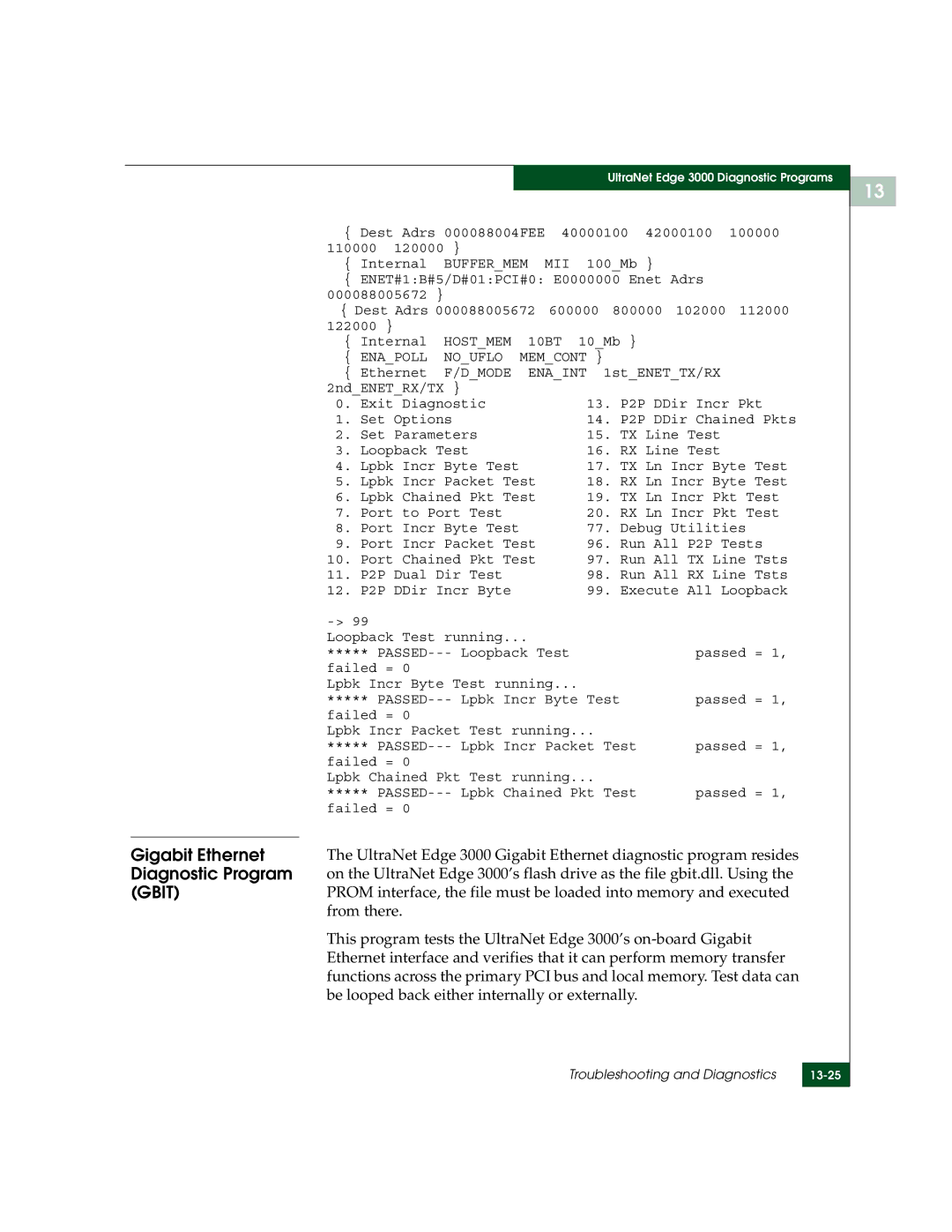 McDATA 3000 manual Gigabit Ethernet, Enapoll Nouflo Memcont 