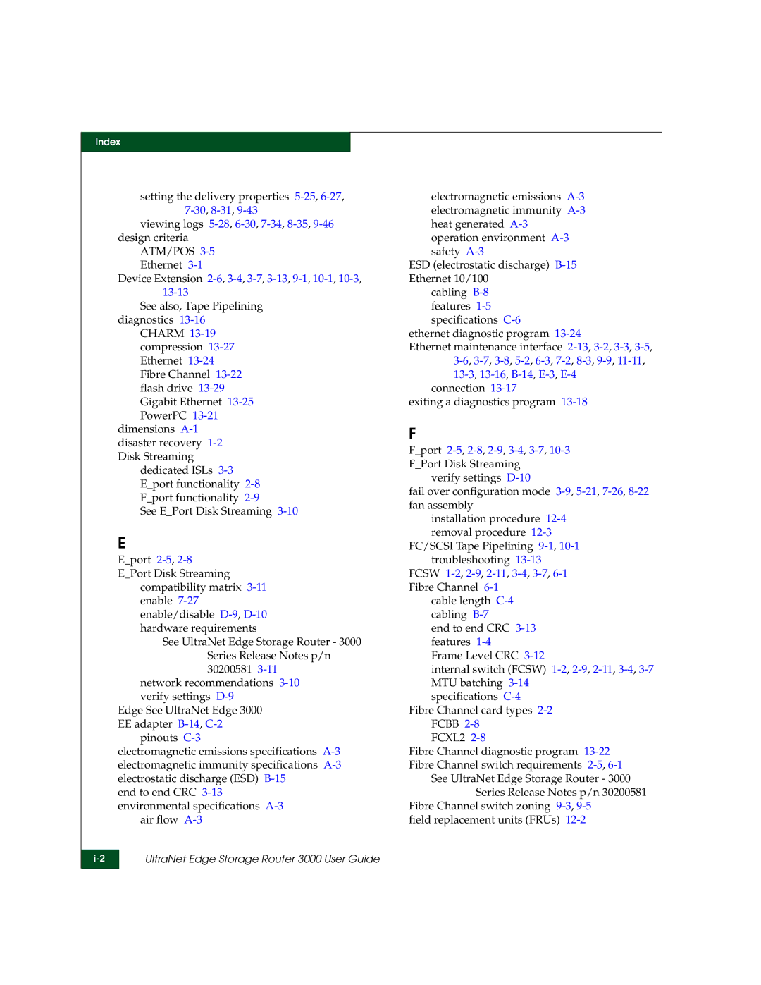 McDATA 3000 manual Atm/Pos 