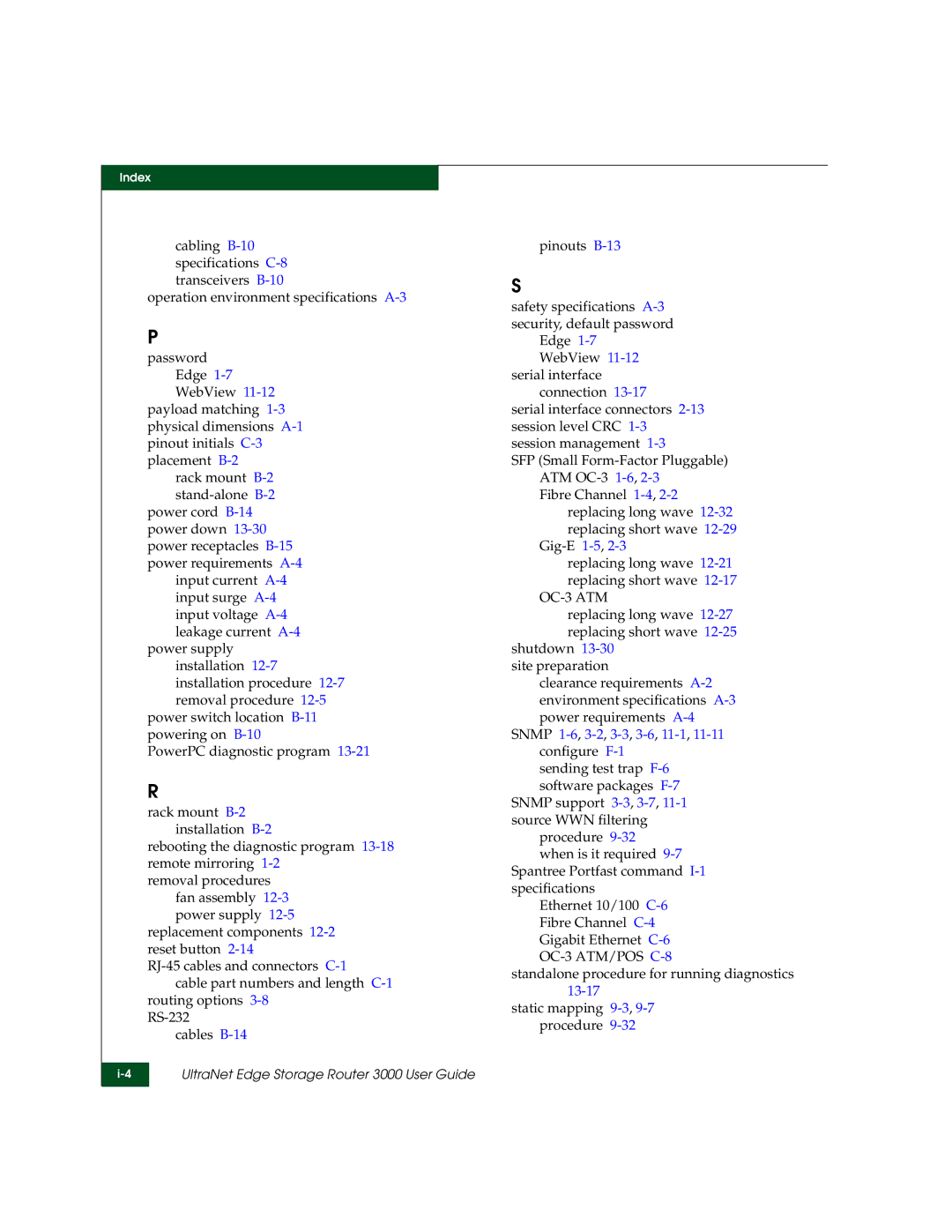 McDATA 3000 manual OC-3 ATM 