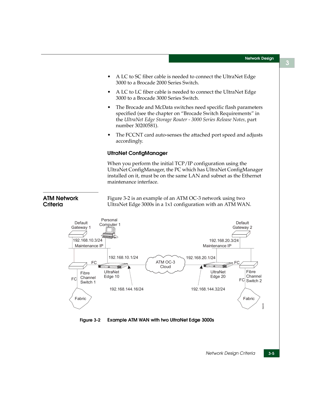 McDATA 3000 manual ATM Network 