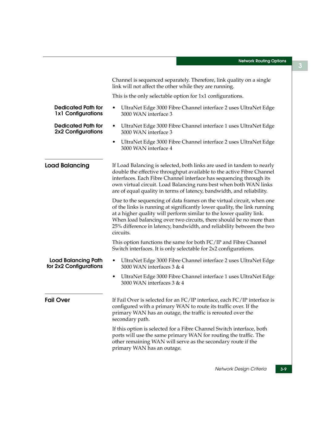 McDATA 3000 manual Fail Over, Load Balancing Path for 2x2 Configurations 