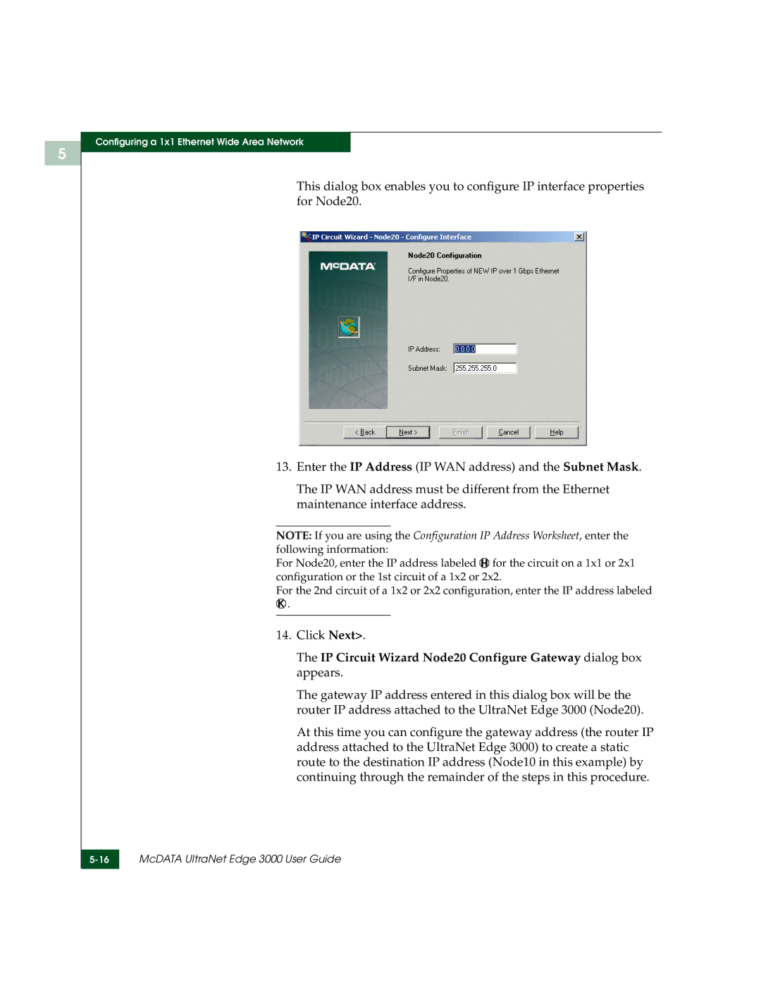 McDATA 3000 manual Click Next 