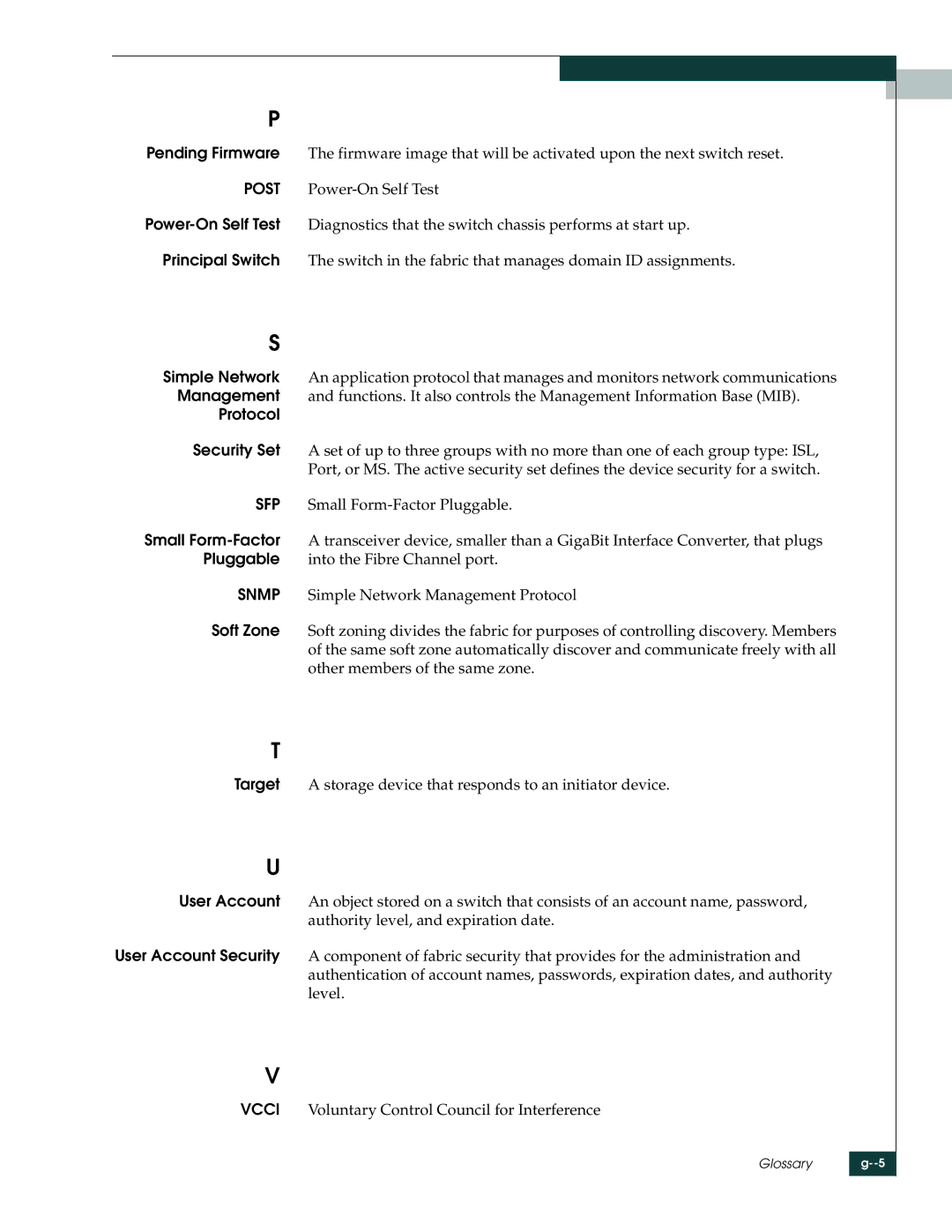 McDATA 4314 manual Protocol 