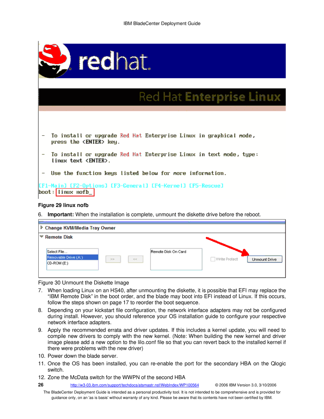 McDATA 8832 warranty Linux nofb 