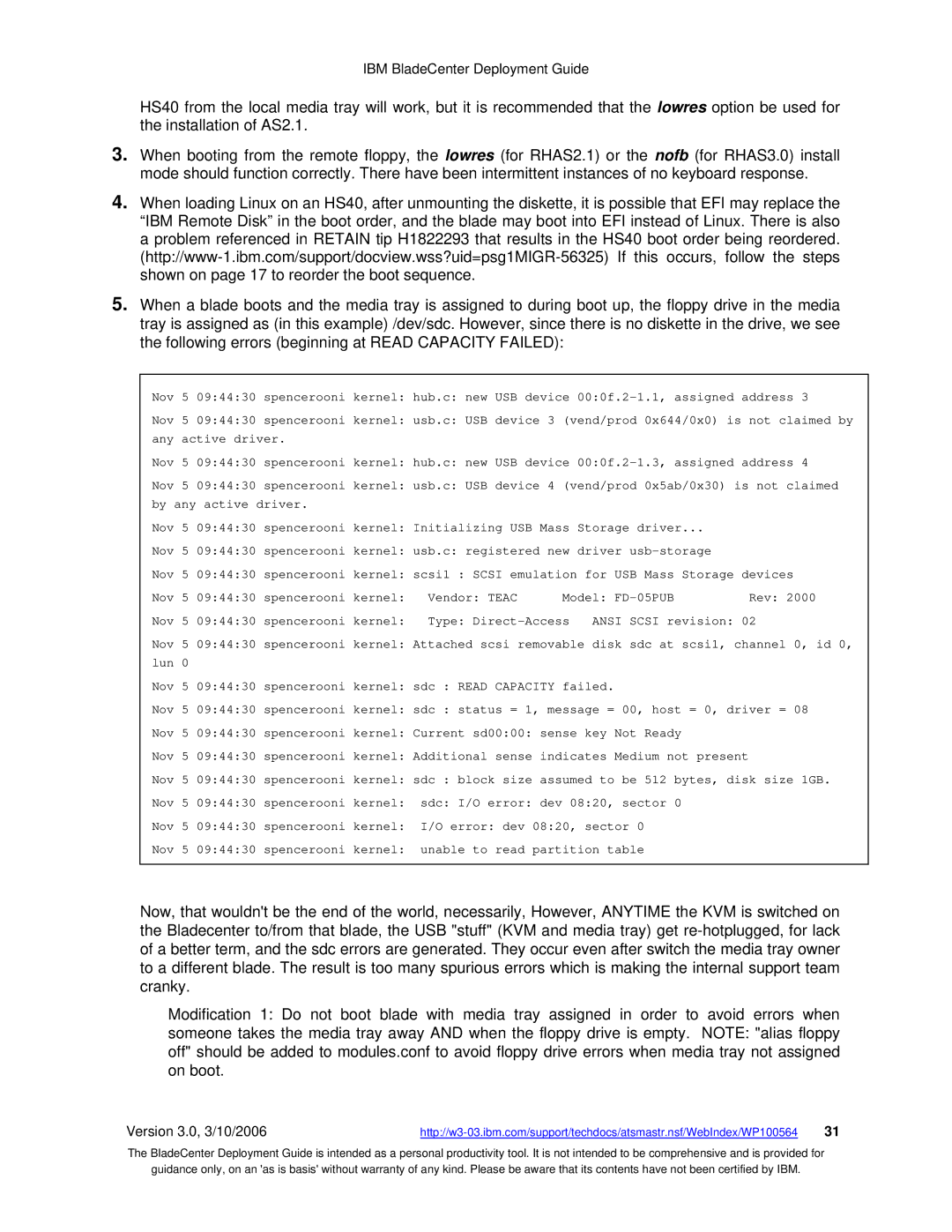 McDATA 8832 warranty Rev 