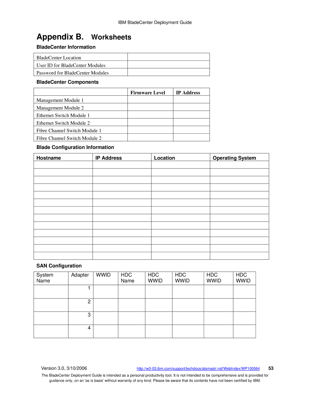 McDATA 8832 warranty BladeCenter Information, BladeCenter Components 