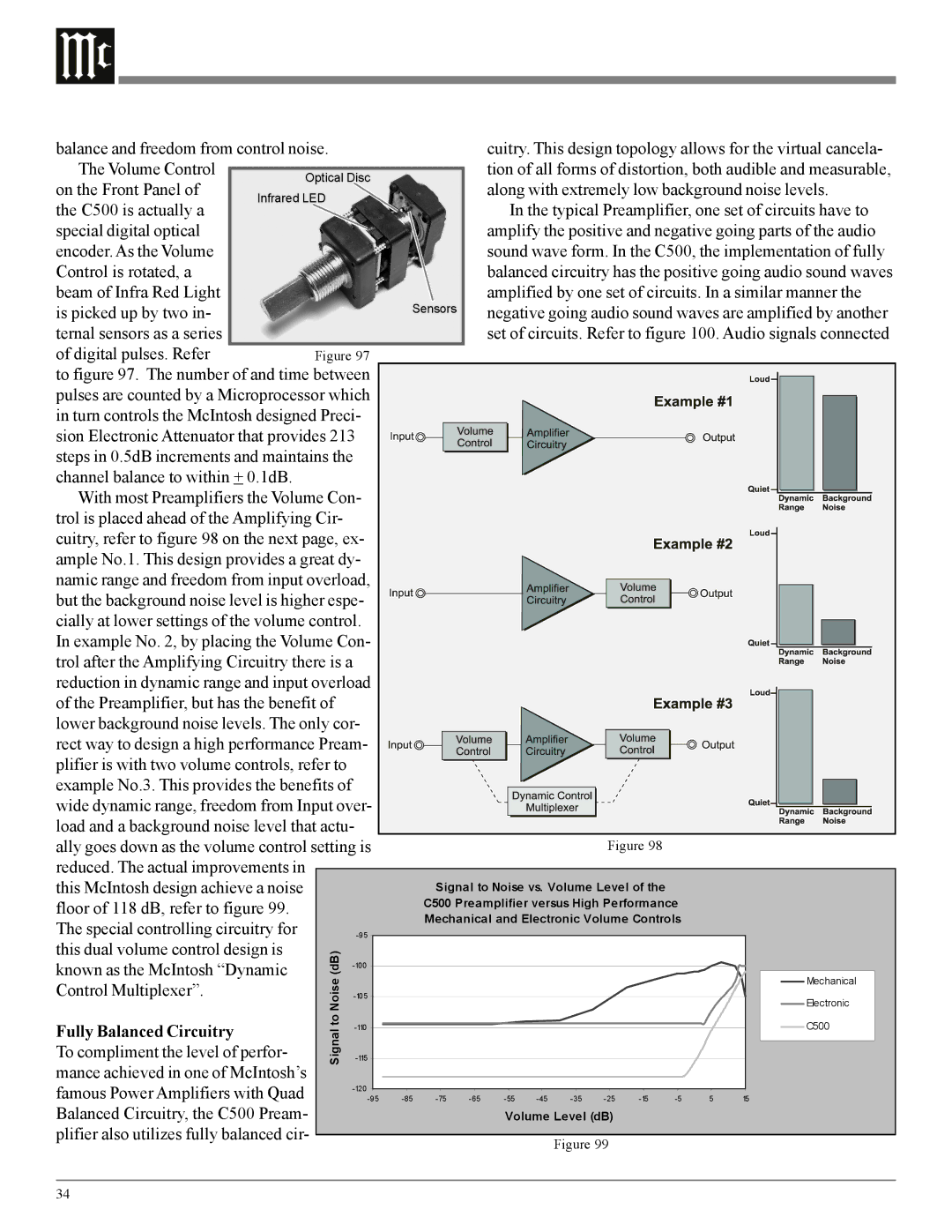 McIntosh C500 owner manual Fully Balanced Circuitry 