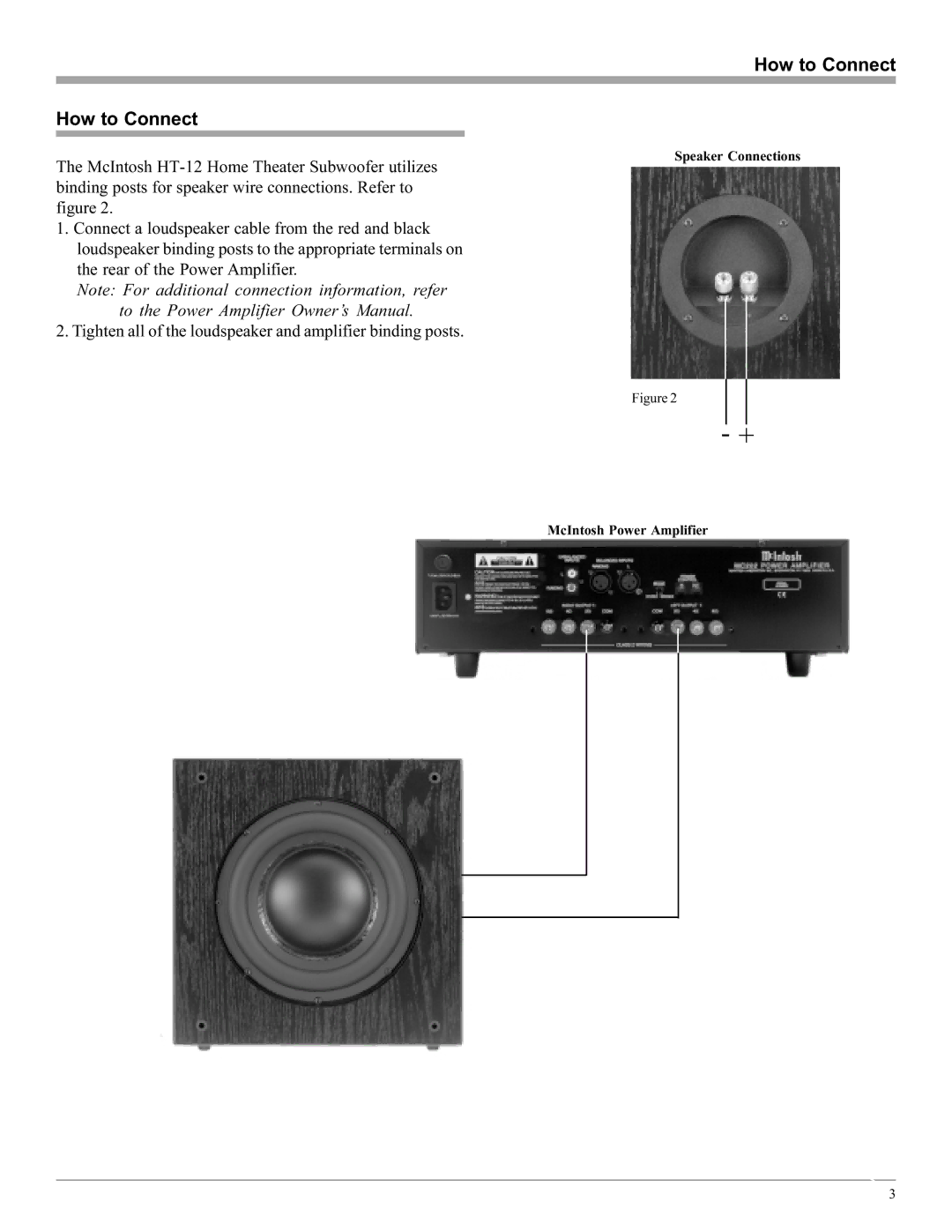 McIntosh HT-12 manual How to Connect 