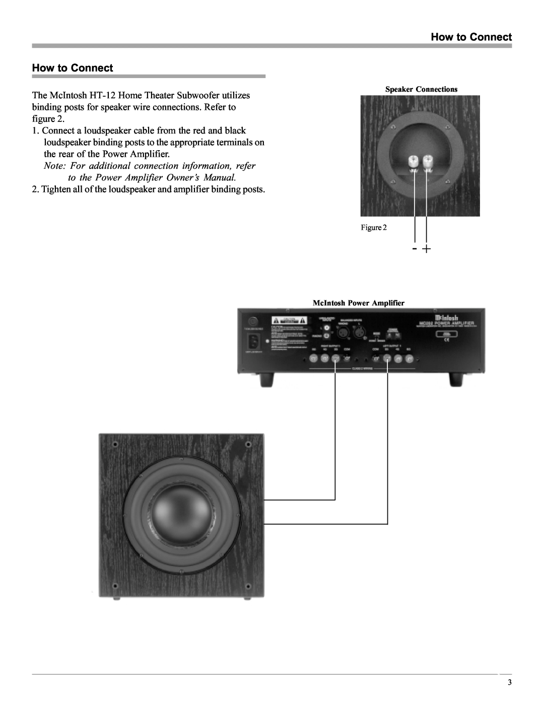 McIntosh HT-12 manual How to Connect 