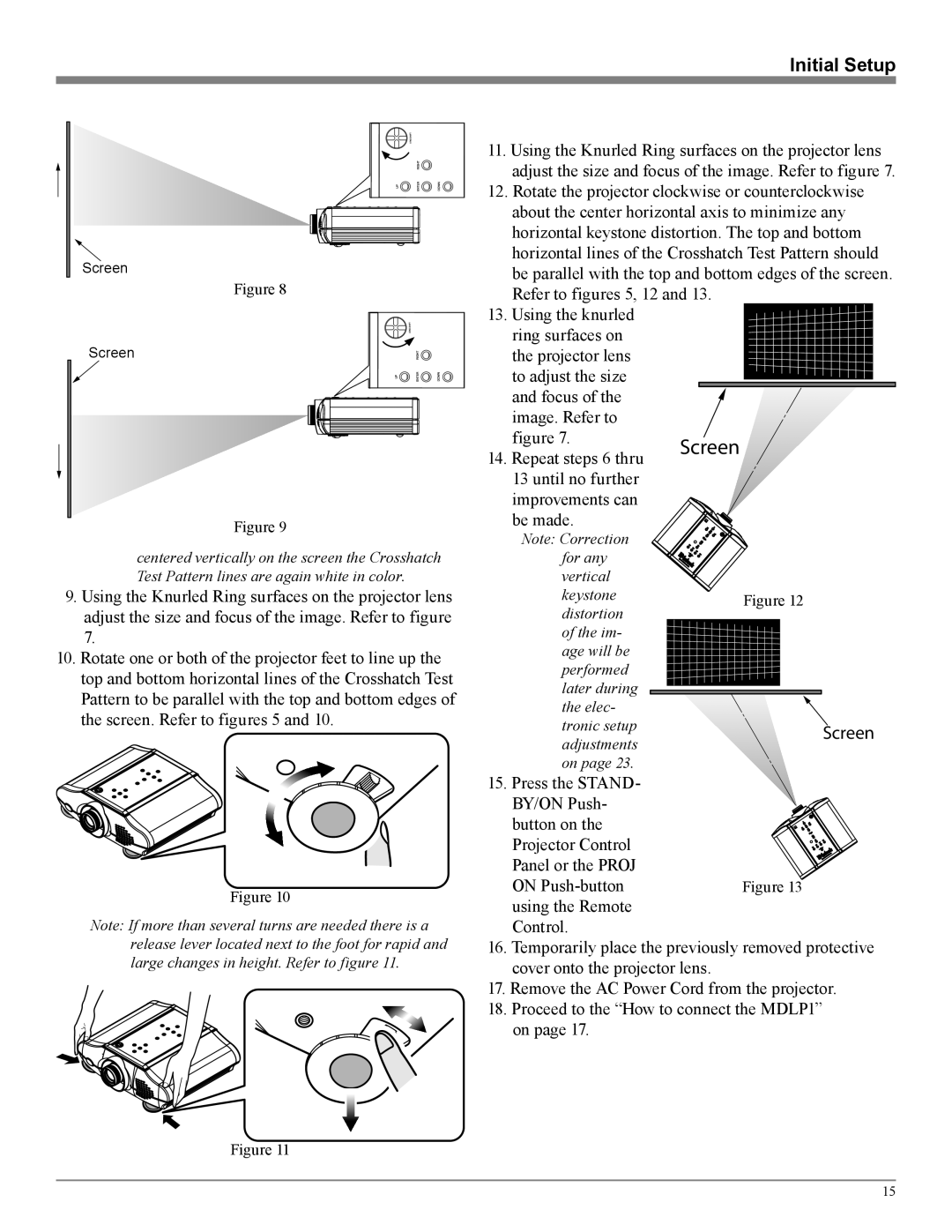 McIntosh MDLP1 owner manual Screen 