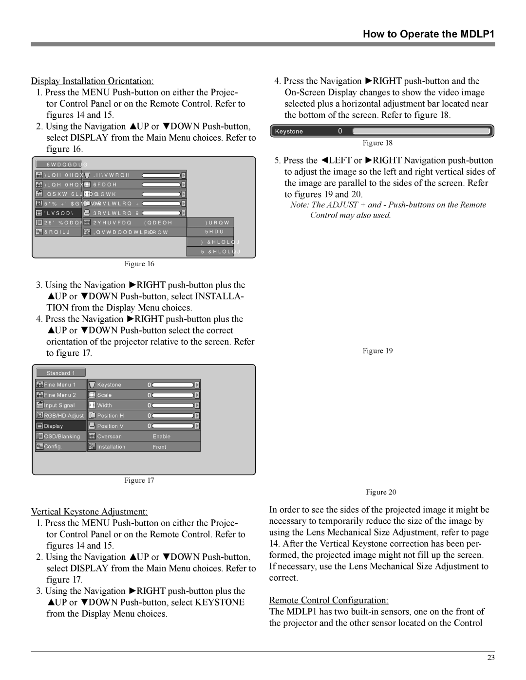 McIntosh MDLP1 owner manual Keystone0 