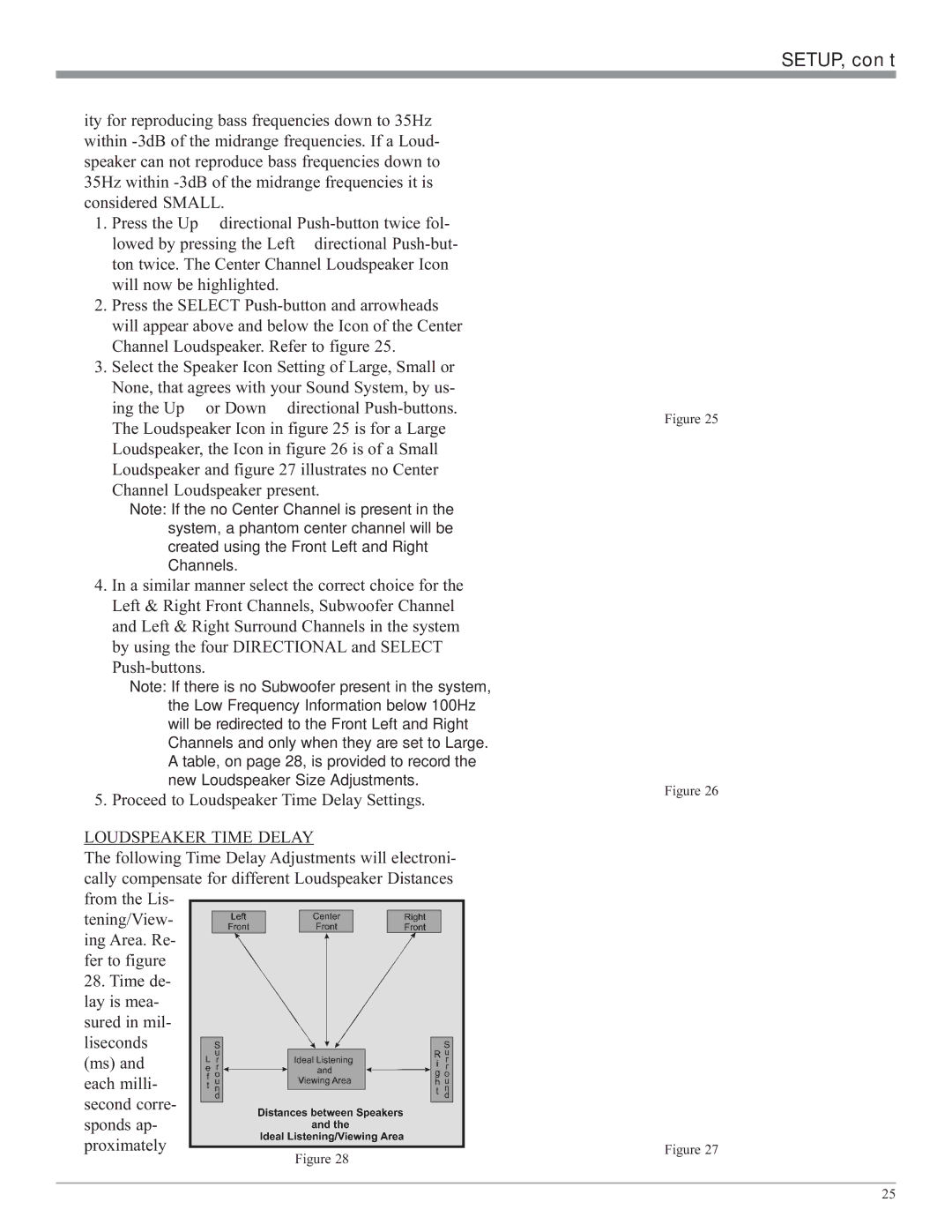 McIntosh MVP851 owner manual Loudspeaker Time Delay 