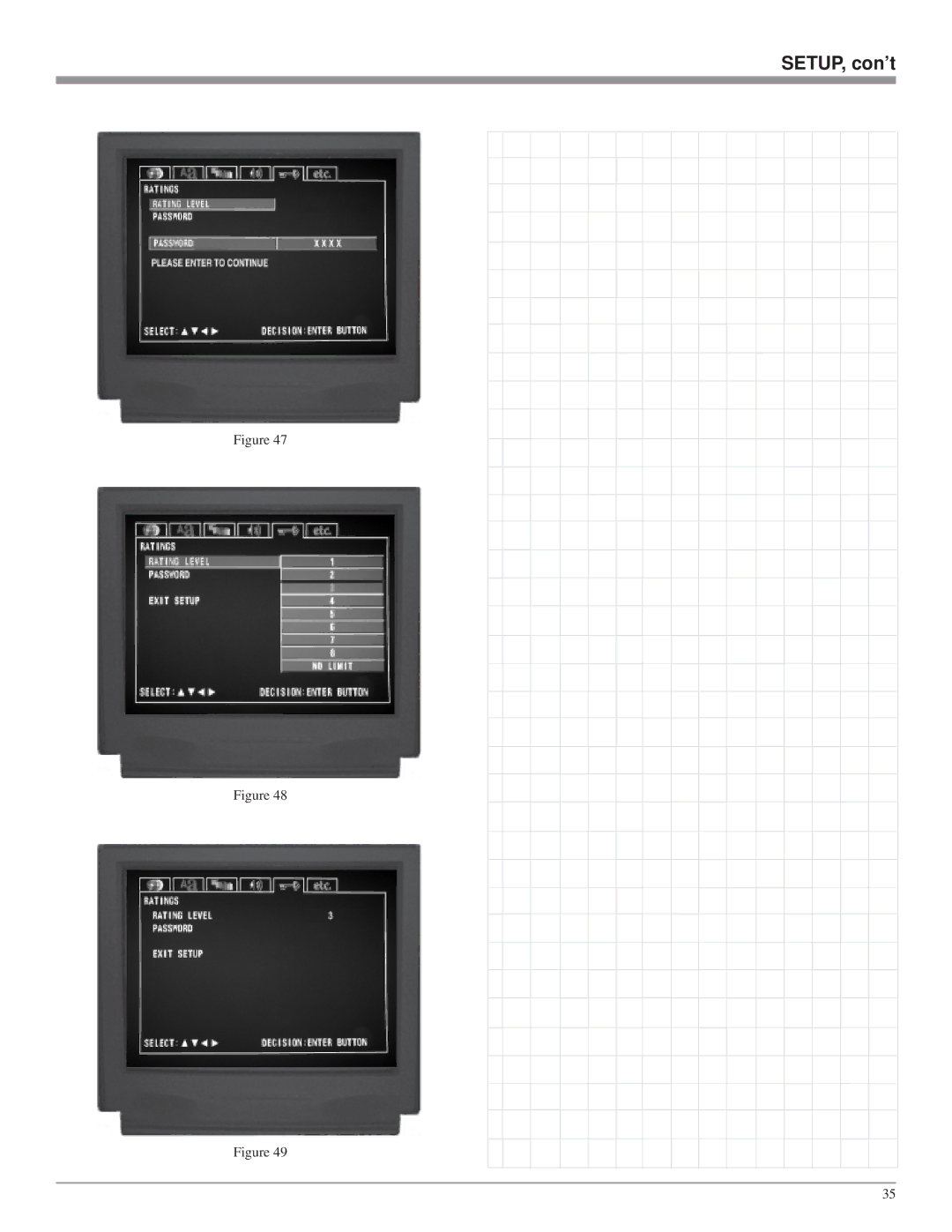 McIntosh MVP861 owner manual SETUP, con’t 