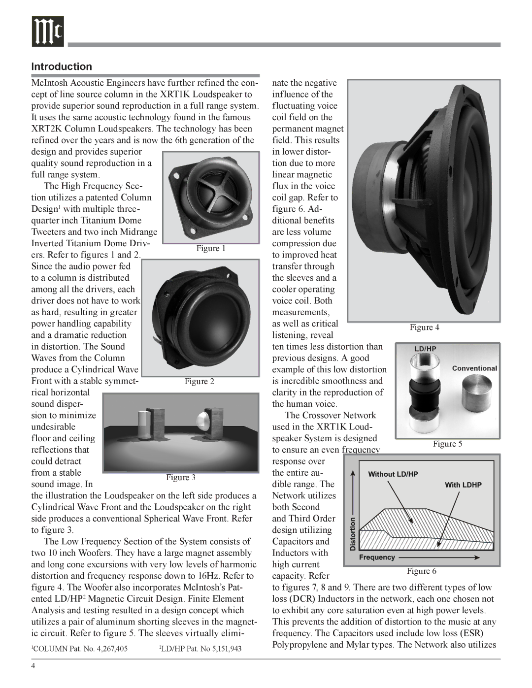 McIntosh XRT1K owner manual Introduction 