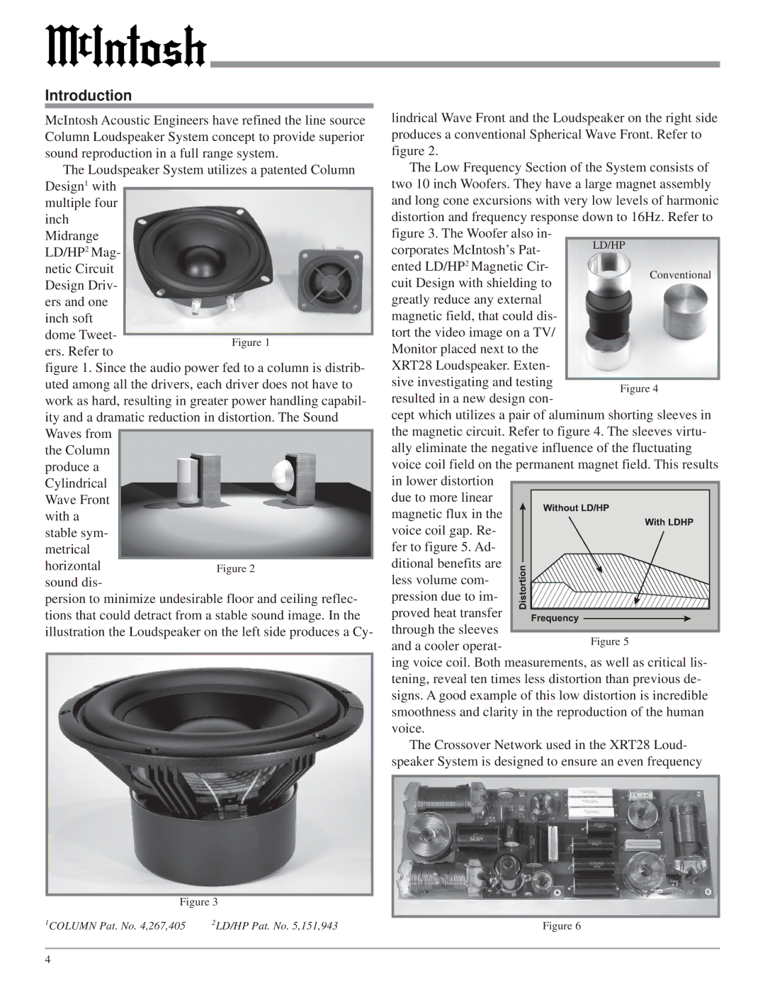 McIntosh XRT28 owner manual Introduction 