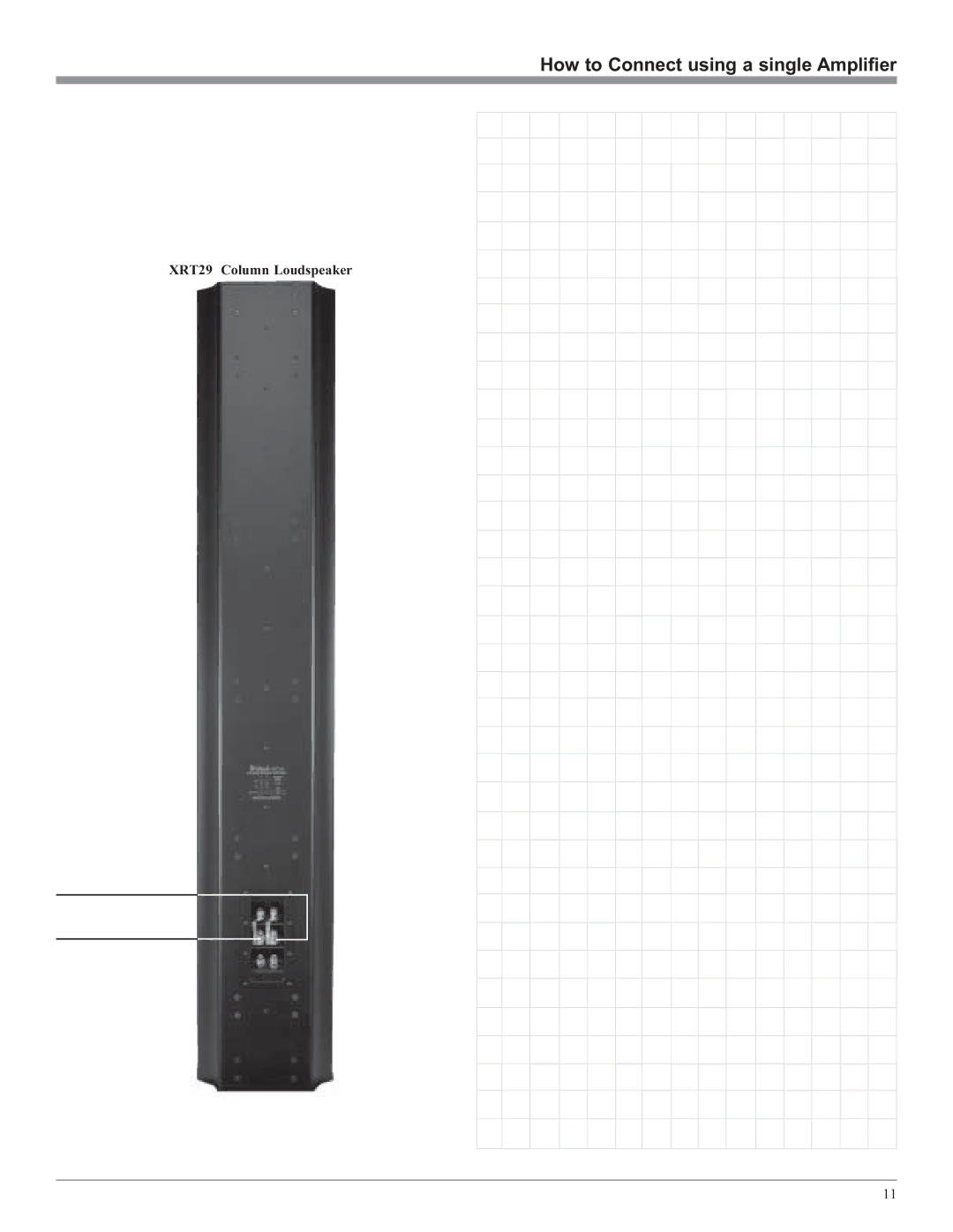 McIntosh owner manual XRT29 Column Loudspeaker 