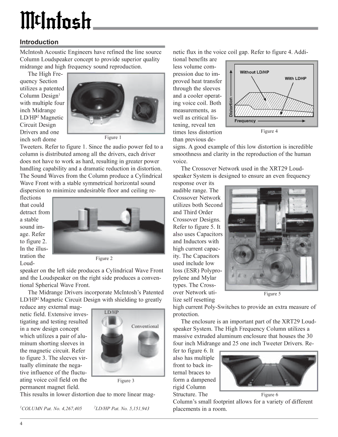 McIntosh XRT29 owner manual Introduction 