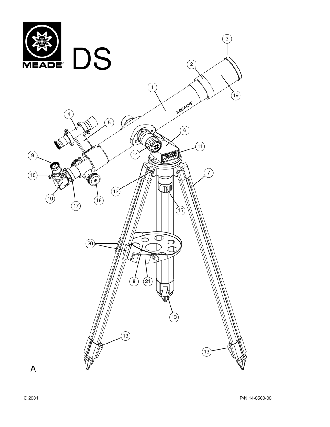 Meade 14-0500-00 manual 1016 