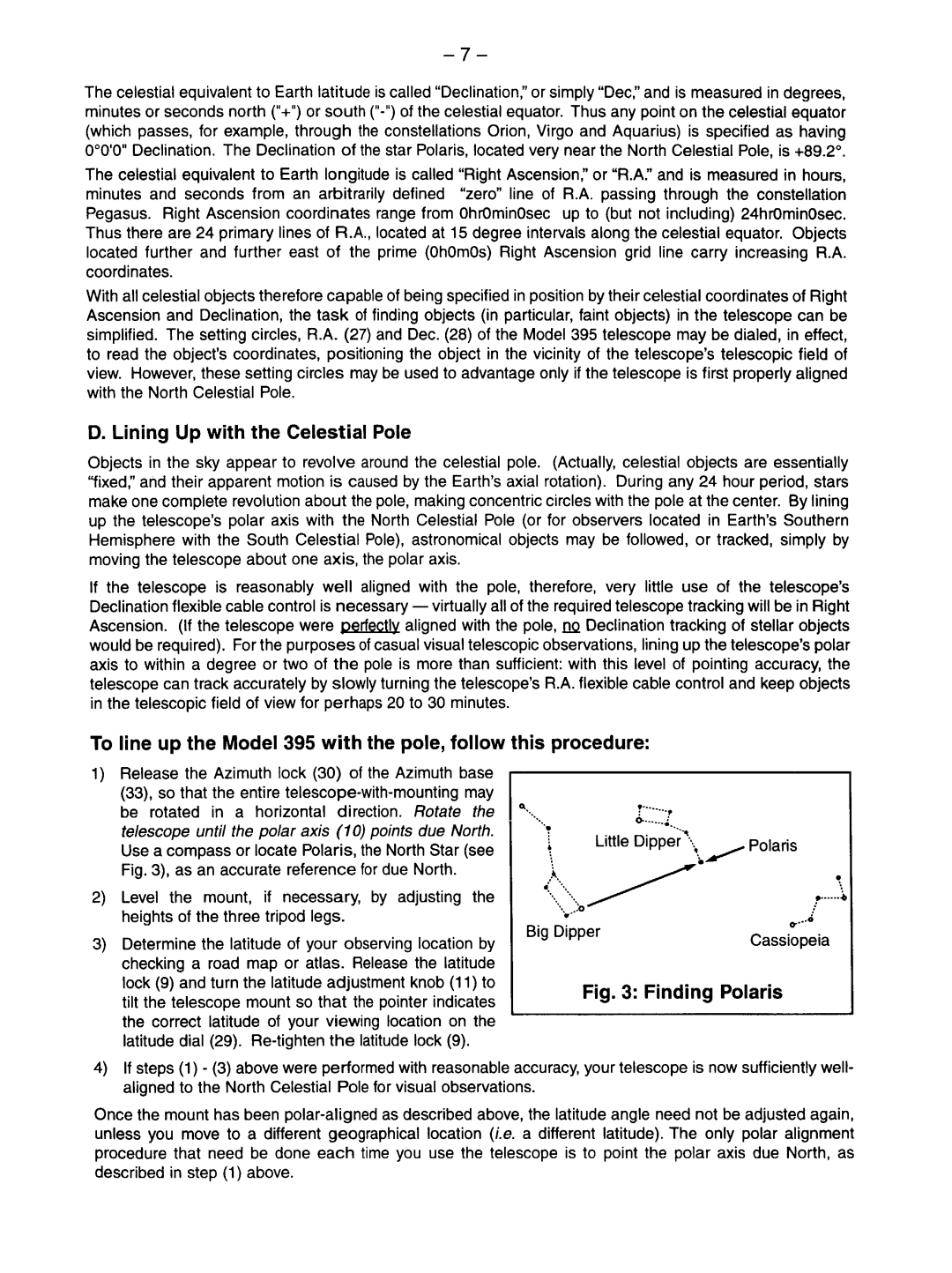 Meade 395 manual 