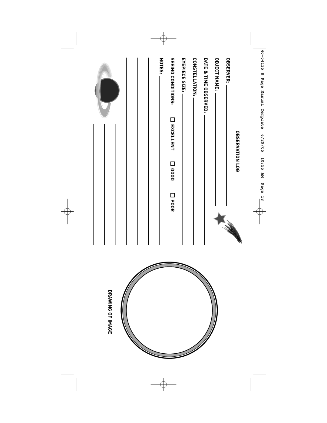 Meade 60AZ-A2 instruction manual 40-04135 8 Page Manual Template 6/29/05 1055 AM 