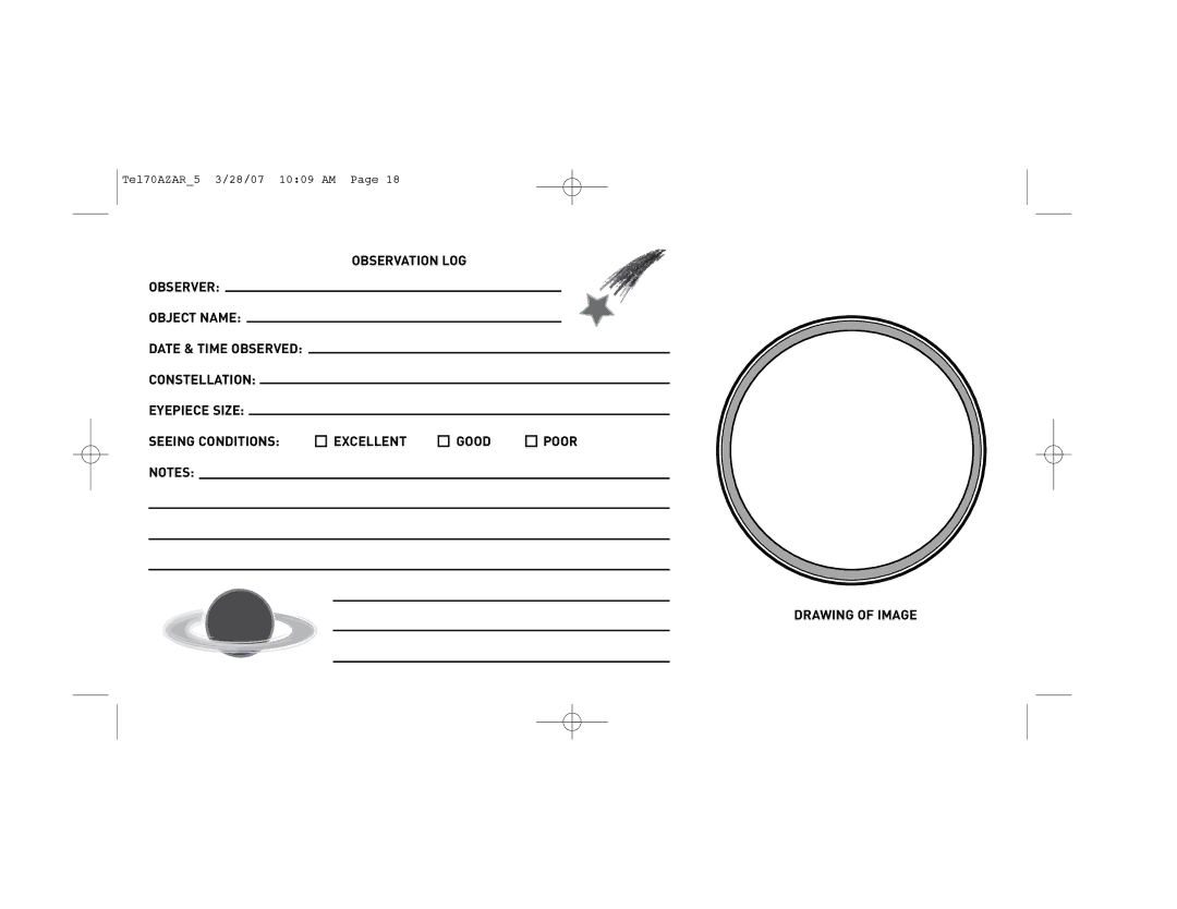 Meade 70AZ-AR instruction manual Drawing of Image 