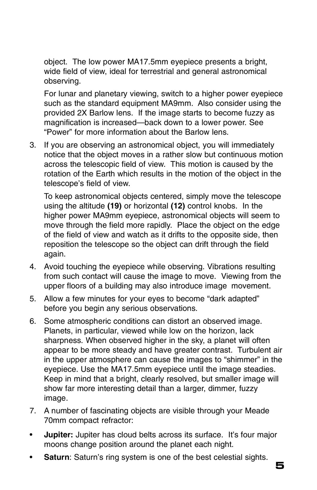 Meade 70AZ-TR instruction manual 