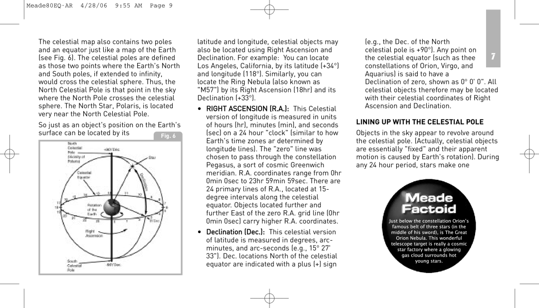 Meade instruction manual Meade80EQ-AR 4/28/06 955 AM 